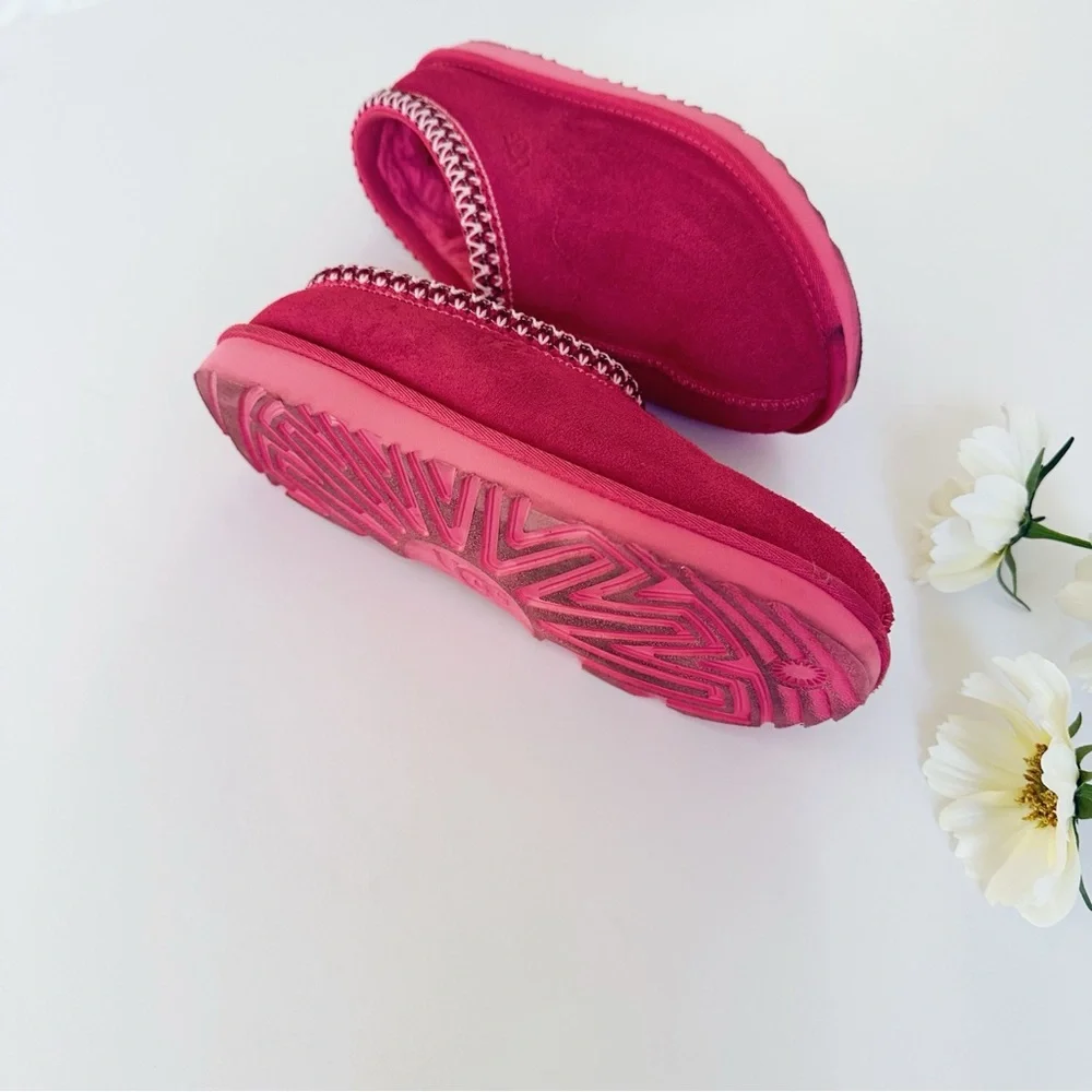 UGG Tasman II Suede Slippers Pink Bloom